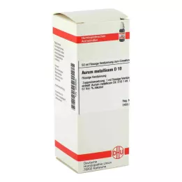 AURUM METALLICUM D 10 atšķaidījums, 50 ml