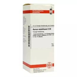 AURUM METALLICUM D 30 atšķaidījums, 50 ml