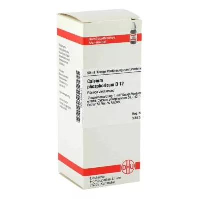 CALCIUM PHOSPHORICUM D 12 atšķaidījums, 50 ml