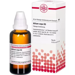 ALLIUM CEPA D 3 atšķaidījums, 50 ml