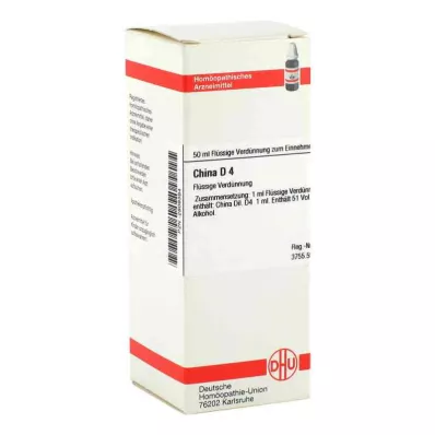 CHINA D 4 atšķaidījums, 50 ml CHINA D 4 atšķaidījums, 50 ml