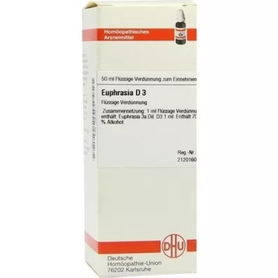 EUPHRASIA D 3 atšķaidījums, 50 ml