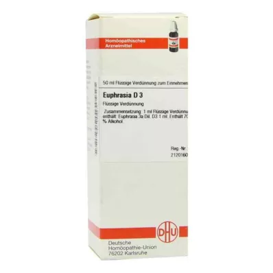 EUPHRASIA D 3 atšķaidījums, 50 ml EUPHRASIA D 3 atšķaidījums, 50 ml