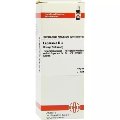 EUPHRASIA D 4 atšķaidījums, 50 ml