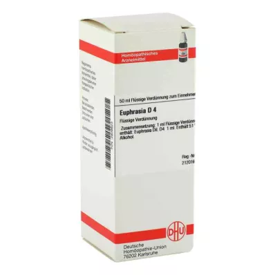 EUPHRASIA D 4 atšķaidījums, 50 ml