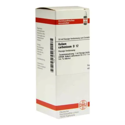 KALIUM CARBONICUM D 12 atšķaidījums, 50 ml