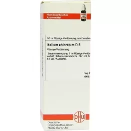 KALIUM CHLORATUM D 6 atšķaidījums, 50 ml