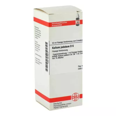 KALIUM JODATUM D 6 atšķaidījums, 50 ml