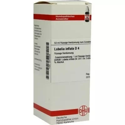 LOBELIA INFLATA D 4 atšķaidījums, 50 ml