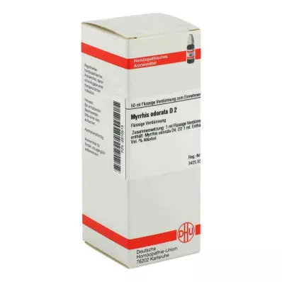 MYRRHIS odorata D 2 atšķaidījums, 50 ml MYRRHIS odorata D 2 atšķaidījums, 50 ml