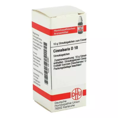 CINNABARIS D 10 globules, 10 g CINNABARIS D 10 globules, 10 g