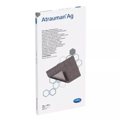 ATRAUMAN Ag 10x20 cm sterili kompresi, 10 gab ATRAUMAN Ag 10x20 cm sterili kompresi, 10 gab