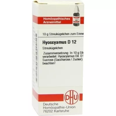 HYOSCYAMUS D 12 bumbiņas, 10 g