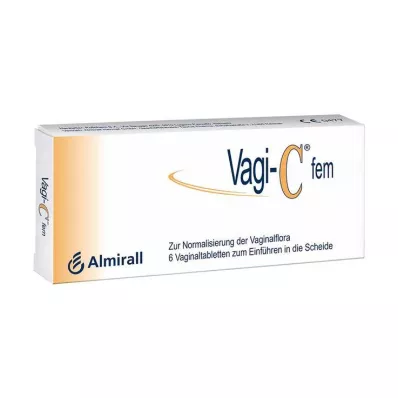 VAGI C Fem vaginālas tabletes, 6 gab VAGI C Fem vaginālas tabletes, 6 gab
