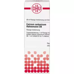 CALCIUM CARBONICUM Hahnemanni D 8 Atšķaidījums, 20 ml