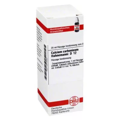 CALCIUM CARBONICUM Hahnemanni D 12 atšķaidījums, 20 ml CALCIUM CARBONICUM Hahnemanni D 12 atšķaidījums, 20 ml