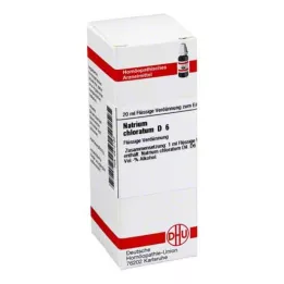 NATRIUM CHLORATUM D 6 atšķaidījums, 20 ml