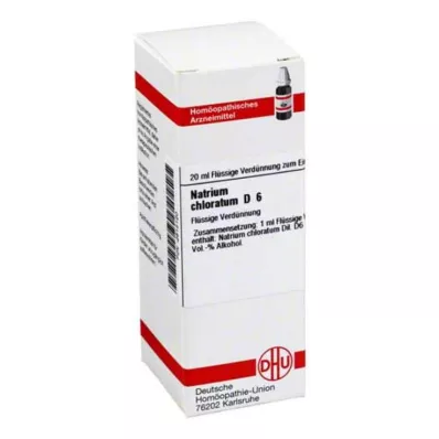 NATRIUM CHLORATUM D 6 atšķaidījums, 20 ml NATRIUM CHLORATUM D 6 atšķaidījums, 20 ml