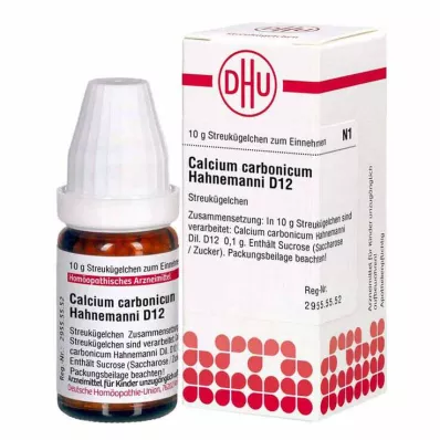 CALCIUM CARBONICUM Hahnemanni D 12 globuļu, 10 g