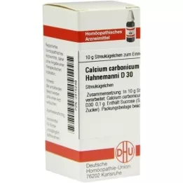 CALCIUM CARBONICUM Hahnemanni D 30 globuļu, 10 g