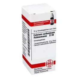 CALCIUM CARBONICUM Hahnemanni D 30 globuļu, 10 g