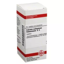 CALCIUM CARBONICUM Hahnemanni D 6 tabletes, 80 gab