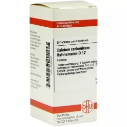 CALCIUM CARBONICUM Hahnemanni D 12 tabletes, 80 gab