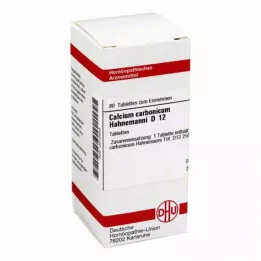 CALCIUM CARBONICUM Hahnemanni D 12 tabletes, 80 gab