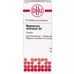 MAGNESIUM CHLORATUM D 4 tabletes, 80 kapsulas