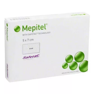 MEPITEL Silikona tīklveida pārsējs 5x7 cm sterils, 5 gab MEPITEL Silikona tīklveida pārsējs 5x7 cm sterils, 5 gab