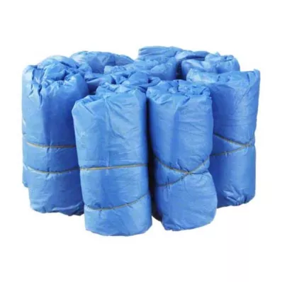ÜBERSCHUHE Vienreizlietojamā plastmasas zilā krāsā, 100 gab