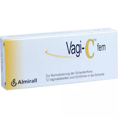 VAGI C Fem vaginālas tabletes, 12 gab