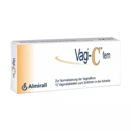 VAGI C Fem vaginālas tabletes, 12 gab