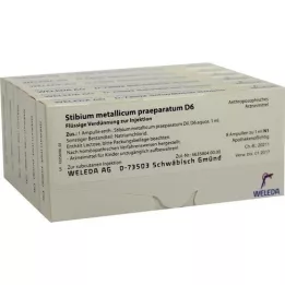 STIBIUM METALLICUM PRAEPARATUM D 6 ampulas, 48X1 ml