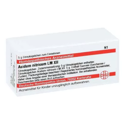 ACIDUM NITRICUM LM XII Globules, 5 g ACIDUM NITRICUM LM XII Globules, 5 g