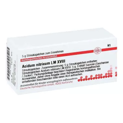 ACIDUM NITRICUM LM XVIII Globules, 5 g ACIDUM NITRICUM LM XVIII Globules, 5 g