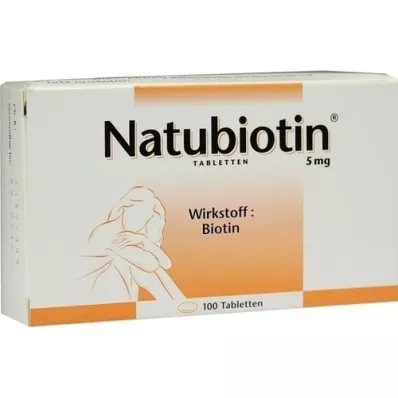 NATUBIOTIN Tabletes, 100 gab