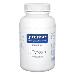PURE ENCAPSULATIONS L-tirozīna kapsulas, 90 kapsulas
