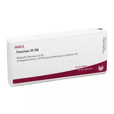PANCREAS GL D 6 ampulas, 10X1 ml