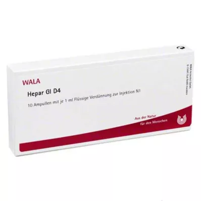 HEPAR GL D 4 ampulas, 10X1 ml