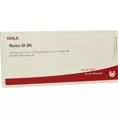 RENES GL D 6 ampulas, 10X1 ml