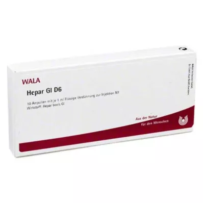 HEPAR GL D 6 ampulas, 10X1 ml HEPAR GL D 6 ampulas, 10X1 ml