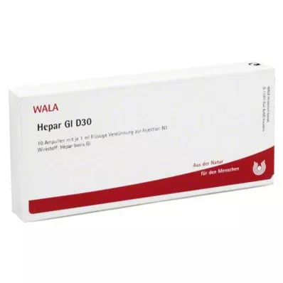 HEPAR GL D 30 ampulas, 10X1 ml HEPAR GL D 30 ampulas, 10X1 ml