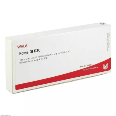 RENES GL D 30 ampulas, 10X1 ml