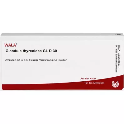 GLANDULA THYREOIDEA GL D 30 ampulas, 10X1 ml