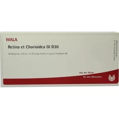 RETINA ET Chorioidea GL D 30 ampulas, 10X1 ml