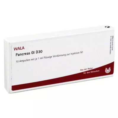 PANCREAS GL D 30 ampulas, 10X1 ml PANCREAS GL D 30 ampulas, 10X1 ml