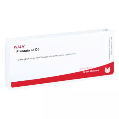 PROSTATA GL D 6 ampulas, 10X1 ml PROSTATA GL D 6 ampulas, 10X1 ml