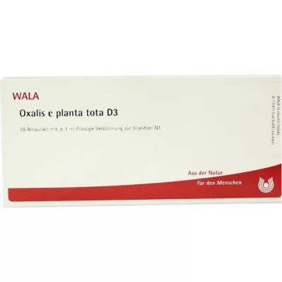 OXALIS E planta tota D 3 ampulas, 10X1 ml