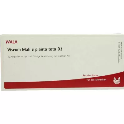 VISCUM MALI e planta tota D 3 ampulas, 10X1 ml